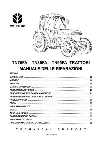 New holland fiat ford - ford, tn75fa