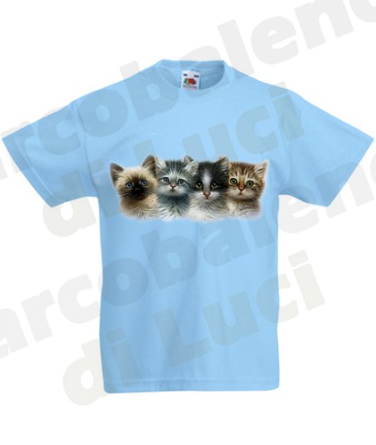 Shirt gattini gatti cats - t-shirt,