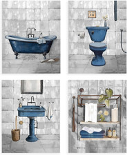 Set Di 4 Stampe Arte Murale