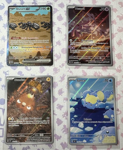 Lotto carte pokemon scintille - carte,