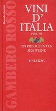 Vini d'Italia 1991/92 Deutsche
