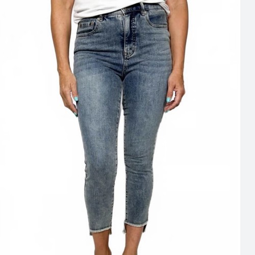 Jeans tribali alto basso - , orlo