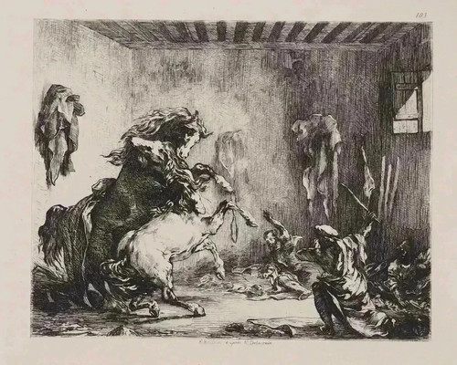 Eugène delacroix cavalli - cavalli, che