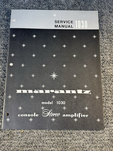 Marantz model 1030 - marantz,