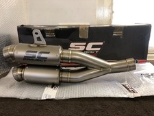 SC Project Twin GP70-R Doppio Scarico Titanio Scarico Ducati Monster 821 1200 R S