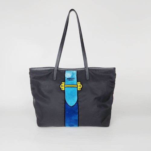 Prada black pocono velvet line - black,