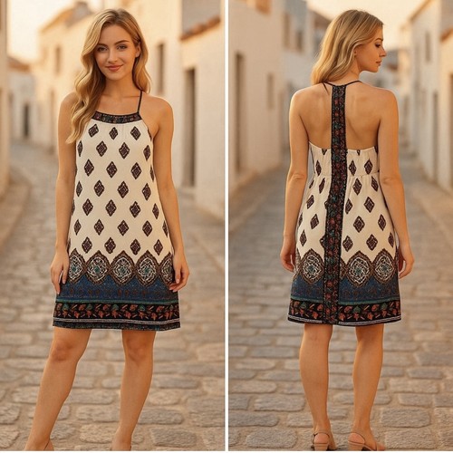 Abito solemio boho halter - solemio,