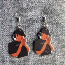 ORECCHINI RAGAZZA PENDENTI ACCESSORI MODA IDEA REGALO STILE DONNA ECC