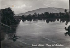 aq515 cartolina scauri fiume del garigliano provincia di latina