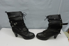 Stivali biker donna tacco alto