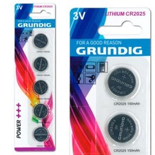 5 batterie Grundig CR2025 3V
