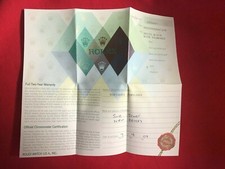 Rolex Certificato Garanzia Per