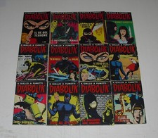 DIABOLIK R (RISTAMPA COSTOLA BIANCA) BLOCCO 1/56 E ALTRI (66 NUMERI) 1978