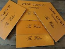 Veuve Clicquot Champagne point of sale advertising bar/shop signs. New/old stock