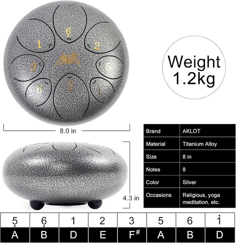Steel tongue drum - tongue, 8