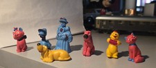 ARISTOGATTI WALT DISNEY 1971 7 FIGURE IN GOMMA VINTAGE