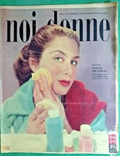 LA CURA DEL VISO -NOI DONNE SETTIMANALE FEMMINILE-N.12 del 1955-RIF.7634