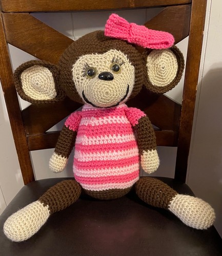 Amigurumi scimmia peluche - scimmia, di