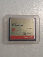 16GB extreme CompactFlash CF Card 120MB/S San Disk Sandisk UDMA7
