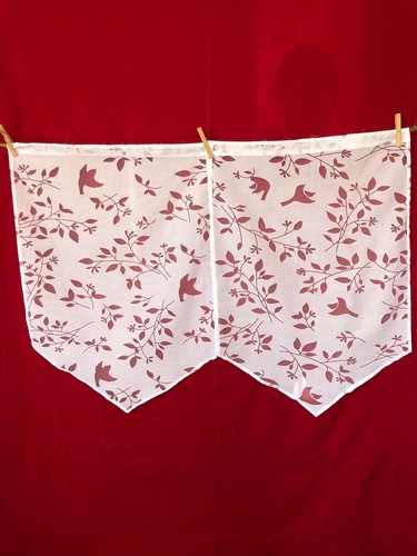 Set tende bianche foglie - set,