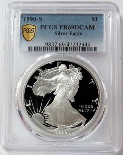 1990 american silver eagle - s,