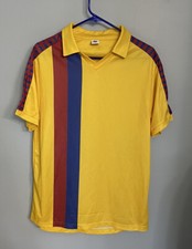Maglia maglia M Barcellona gialla Meyba campione overstock calcio football Maradona