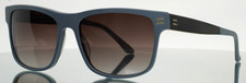 PRODESIGN 8618 6721 Grey Mens Rectangle Gradient Sunglasses 57-18-145 B:44
