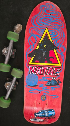 Skateboard vintage santa - skateboard,