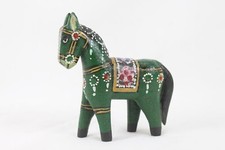 Statuina cavallo in legno