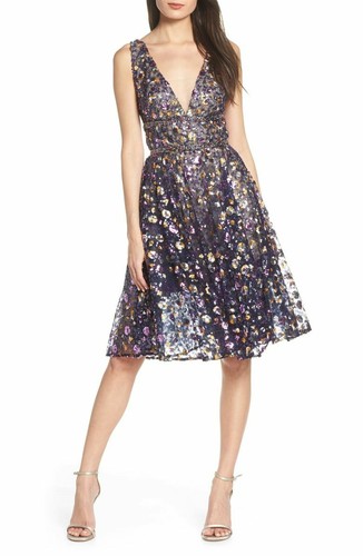 Bronx banco floral sequin - floral,