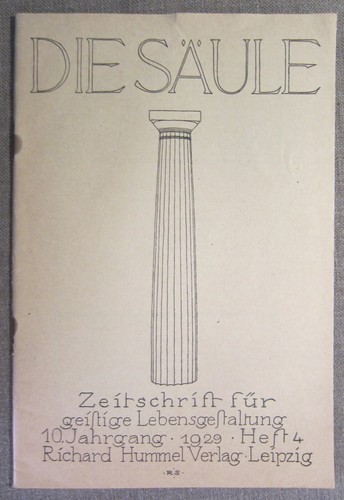 Revue allemande die säule - revue,