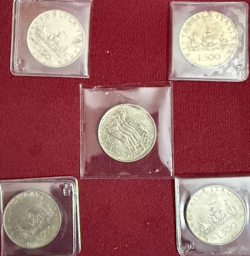 Lotto monete argento 4 - lotto, (4