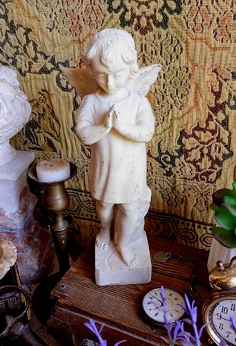 Statua angelo marmo - angelo, in