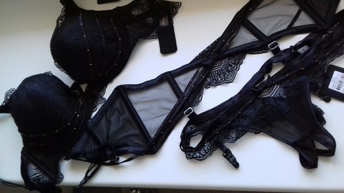 Reggiseno honey birdette nero - reggiseno,