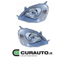 COPPIA FARI FANALI ANTERIORI DX SX TOYOTA PER YARIS 1999-2002 ICHIKOH C/MOT.ELE.