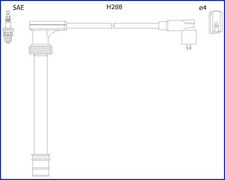 Kit cavi accensione HITACHI