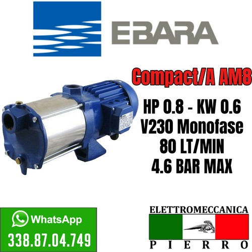 Pompa ebara compact am8 hp0 - ebara,