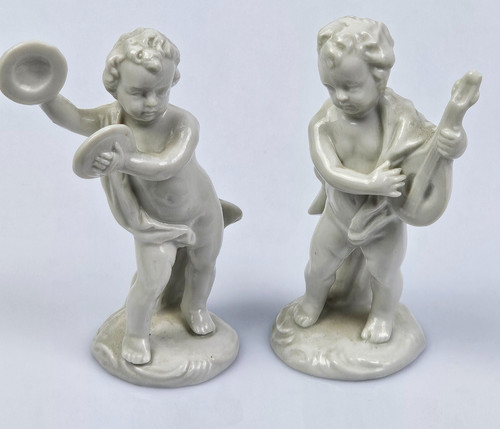 Statuine coppia putti - statuine,