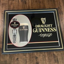 Vintage guinness draught glass - guinness,