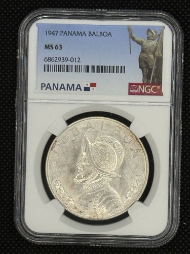 1947 panama balboa ngc - ngc, ms63