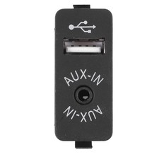 Car USB AUX In Plug Auxiliary