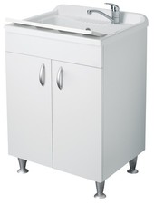 Mobile Lavatoio Negrari ECO 60x60 cm - in Nobilitato Idrofugo con Asse Lavaggio