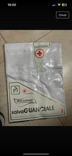 Coppia federe damascate salva - federe,