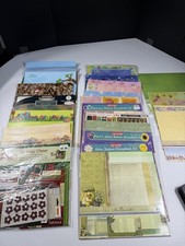 Large Lot 20+ Scrapbook Paper