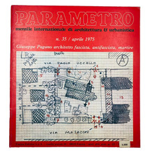 Parametro n. 35 aprile 1975 Rivista architettura Giuseppe Pagano architetto