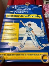 poster corto Maltese  Genova 2000 Hugo Pratt