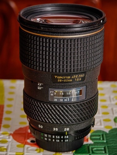 Tokina pro mm - at-x, f/2.8