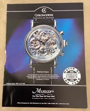 Chronoswiss watch ad 1997