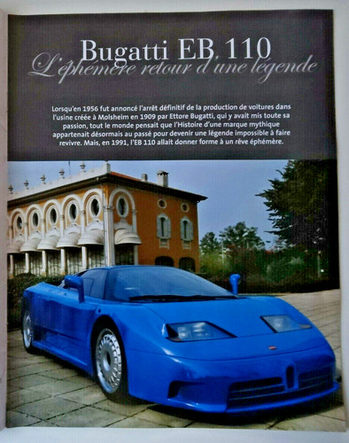 Fascicule bugatti 110 - bugatti,