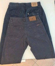 2 Pantaloni Blu: Levis 551 W36/L34 - Marlboro Classic W34/L34 + Cintura Regalo